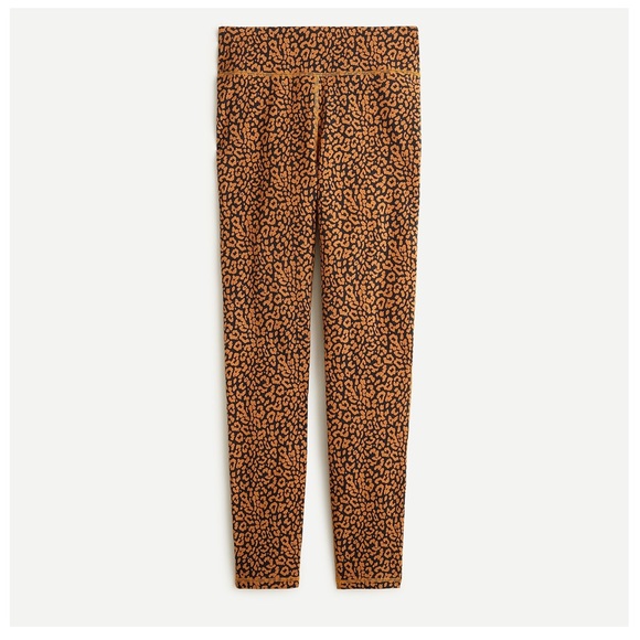 J CREW High-rise 7/8 leggings in leopard - Picture 3 of 4